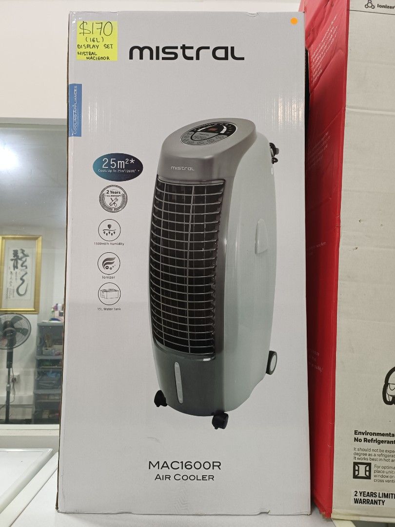 🔥New🔥Mistral MAC1600R 15L Portable Evaporative Air Cooler with