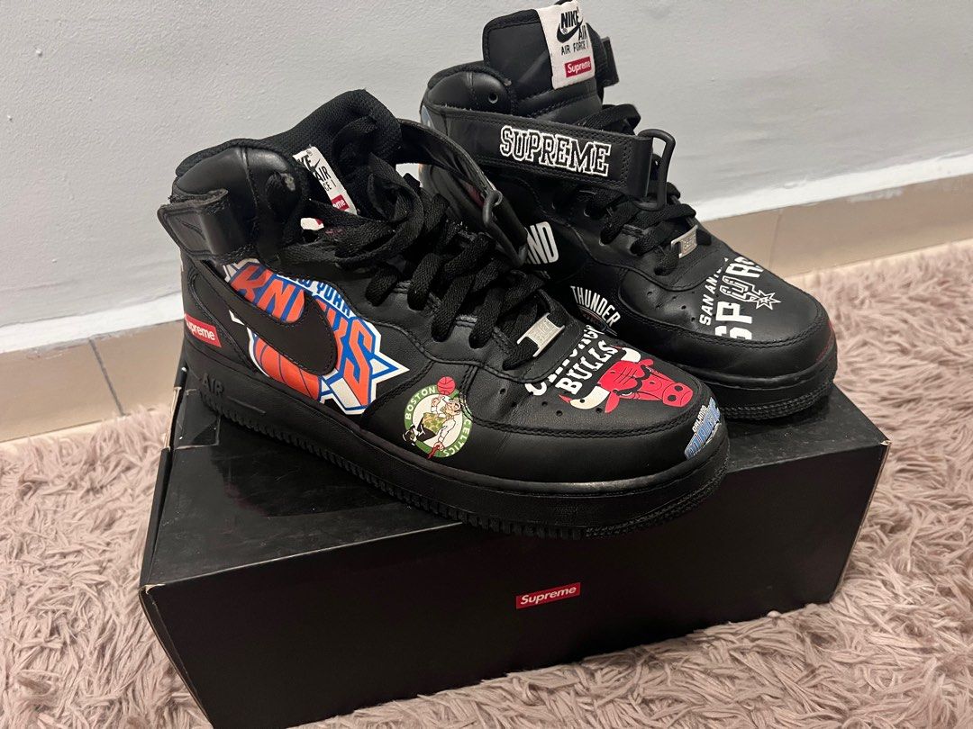 NIKE AIR FORCE 1 X SUPREME X NBA ORIGINAL Men s Fashion