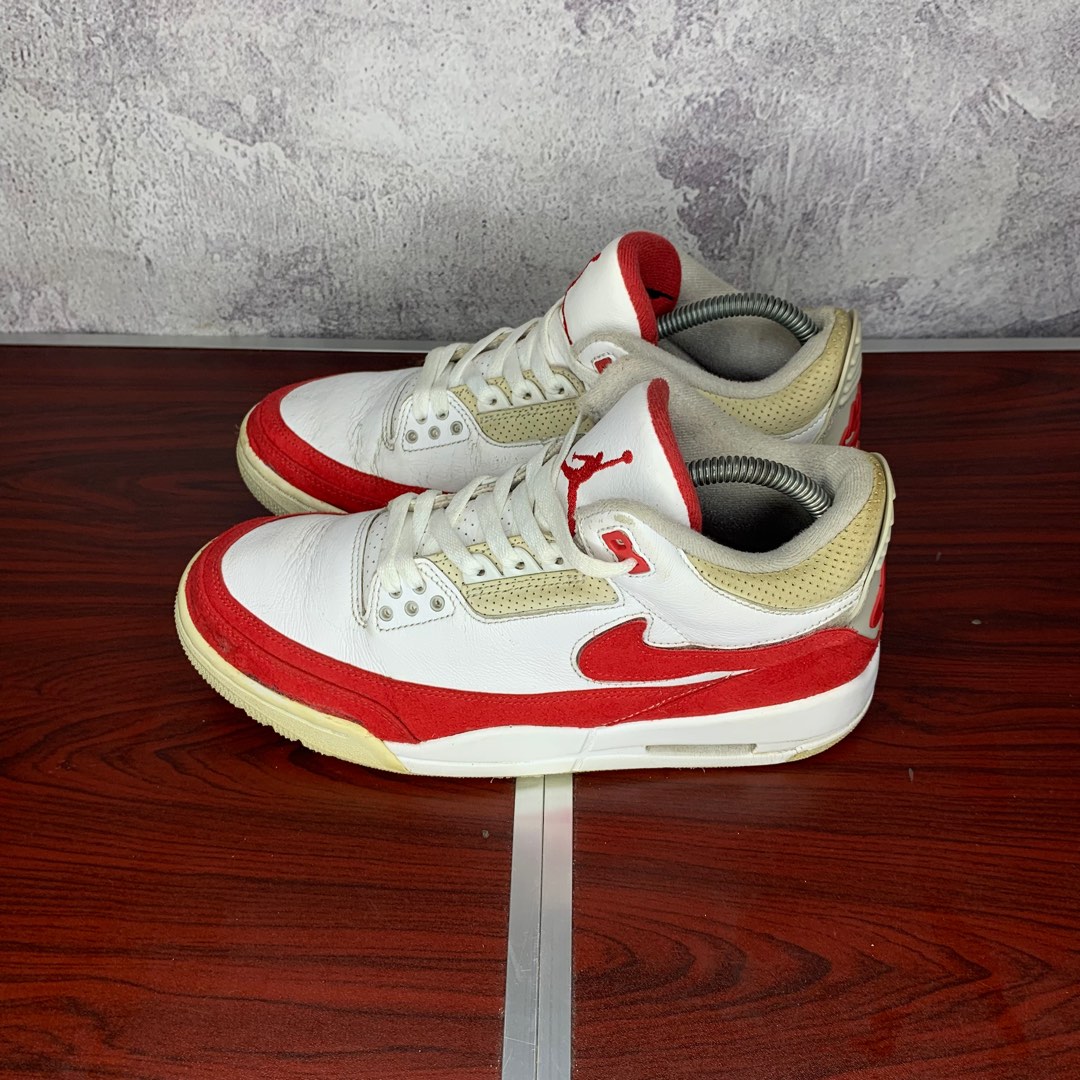 nike air jordan 3 retro tinker white university red