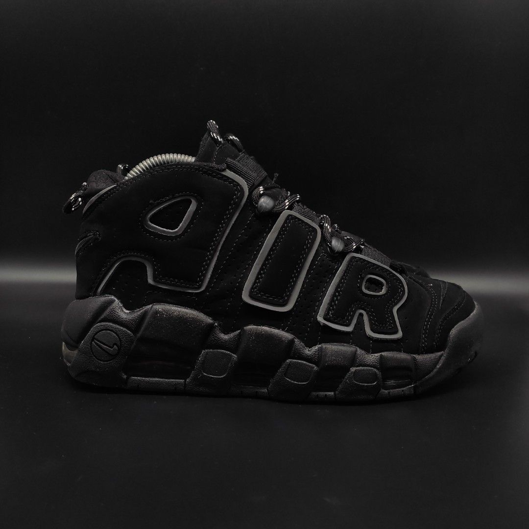 Nike air cheap uptempo black reflective