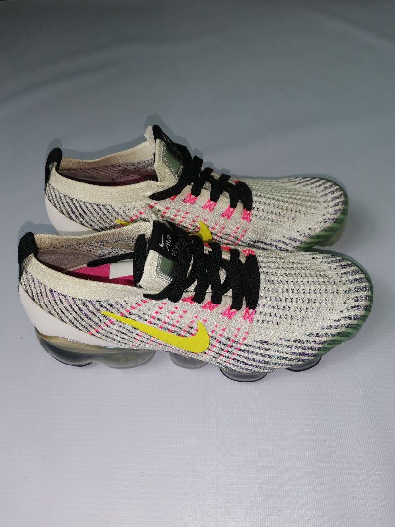 Air vapormax flyknit 2024 3 white dynamic yellow hyper turquoise