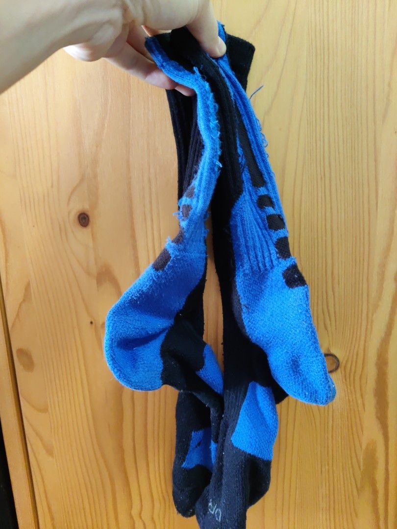 blue basketball socks