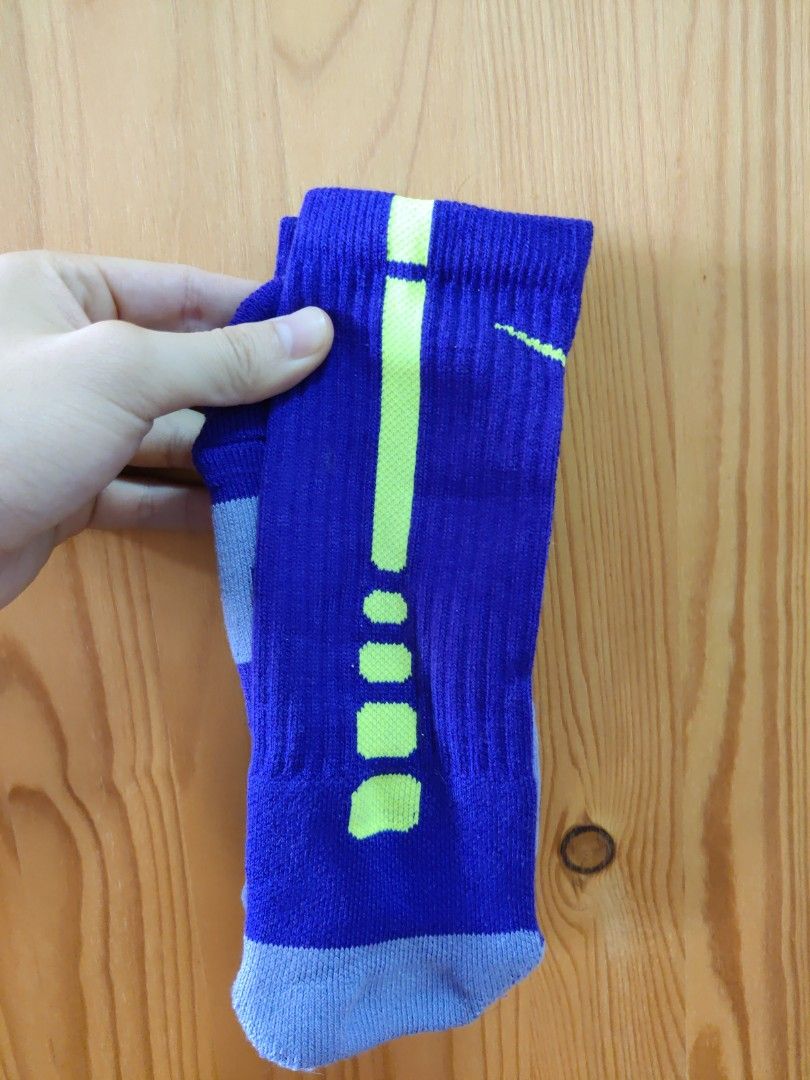 Nike basketball socks purple