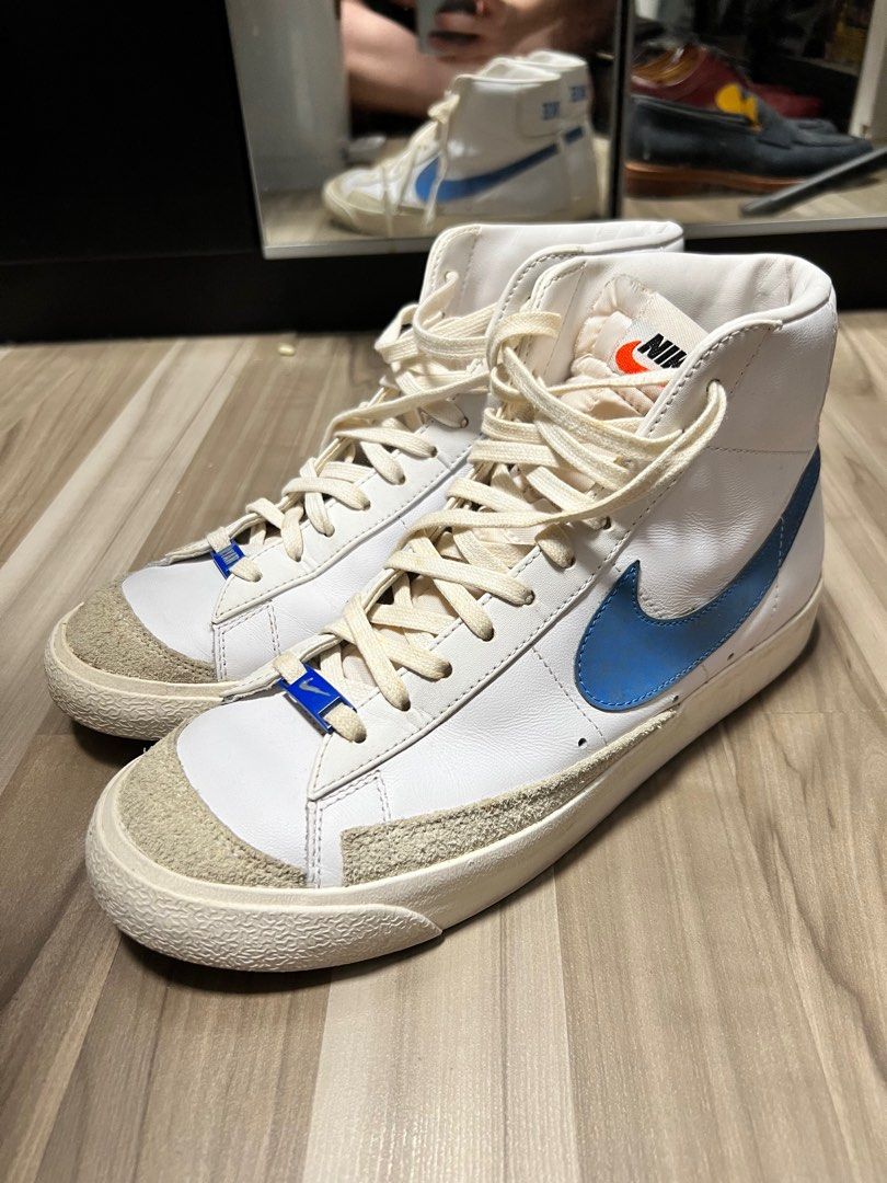 Nike blazer baby blue top