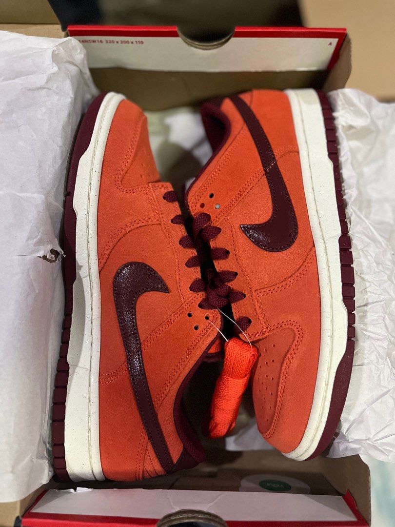 Nike dunk retro orange clearance