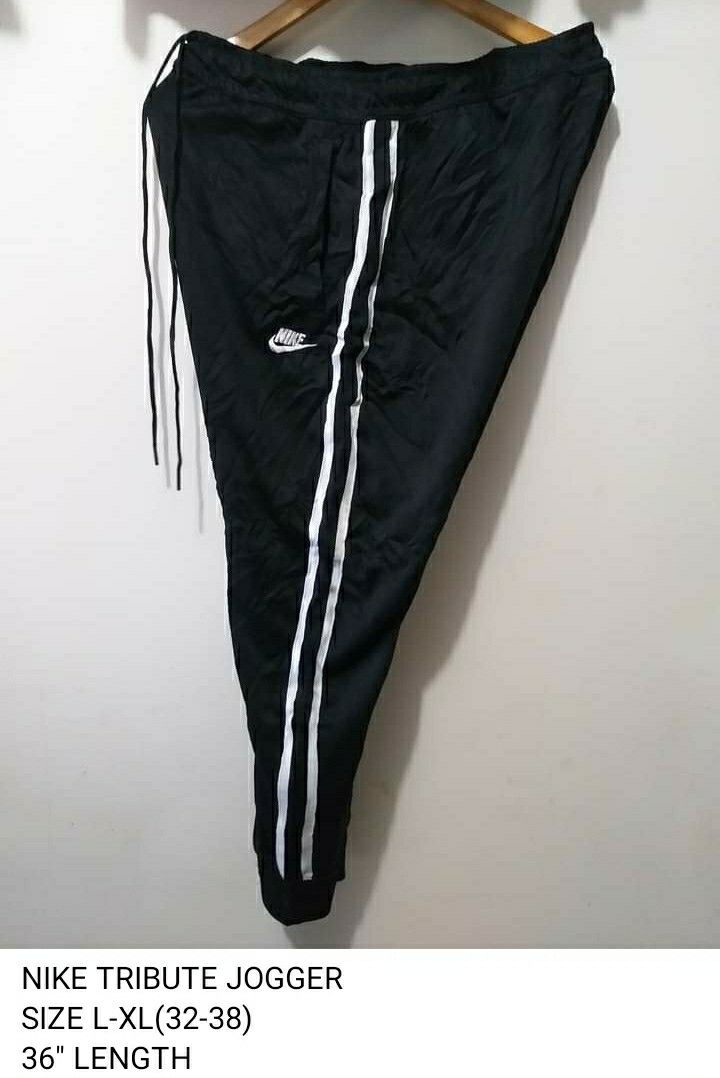 Nike tribute black joggers sales