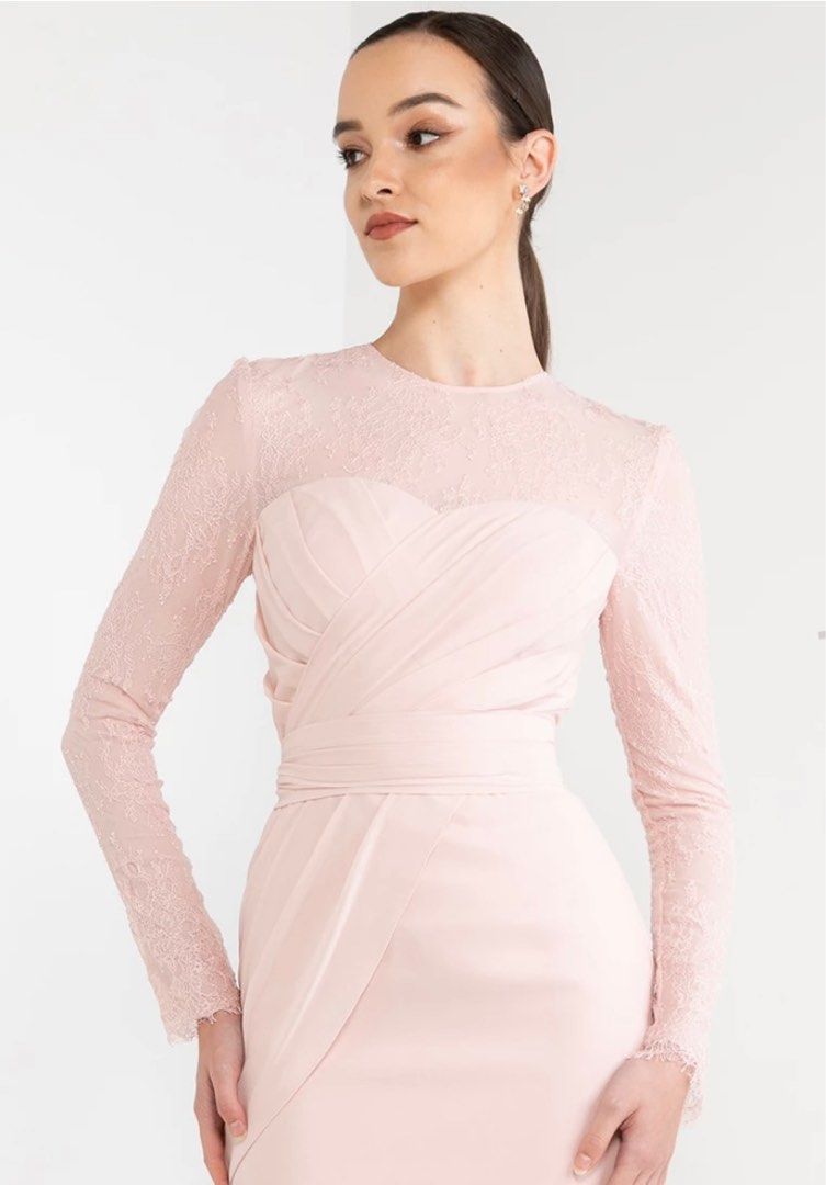 Nurita Harith Hawa in Pale Pink Size S Women s Fashion