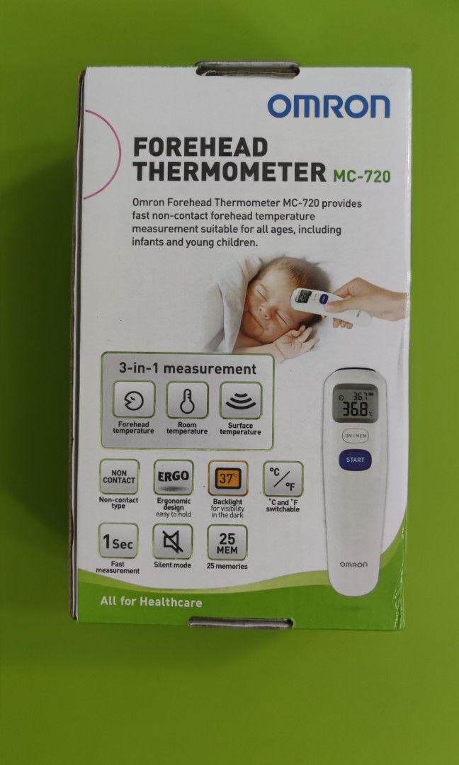 Omron shop forehead thermometer