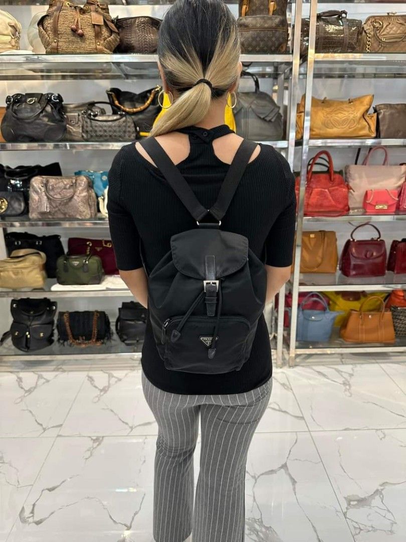 Orig Prada backpack small size Rank A, Women's Fashion, Bags & Wallets,  Backpacks on Carousell