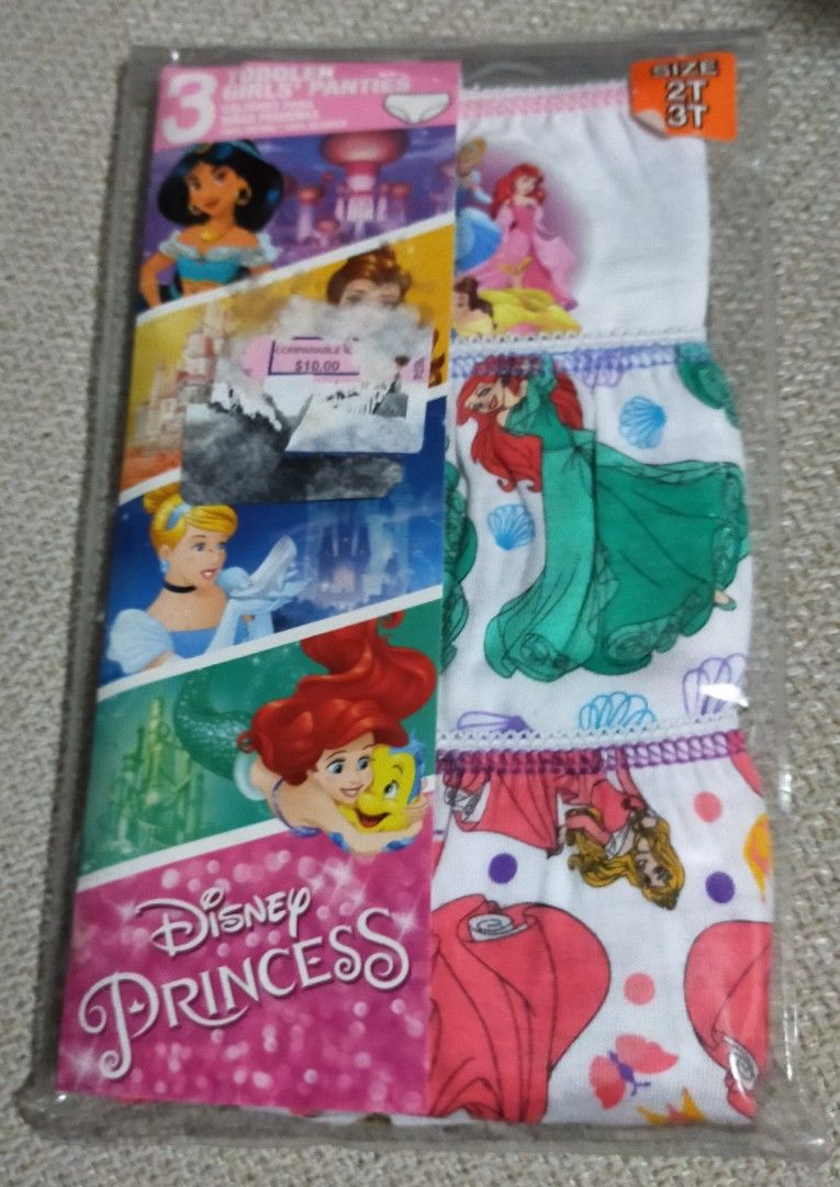 Original Disney princess underwear, Babies & Kids, Babies & Kids Fashion on  Carousell