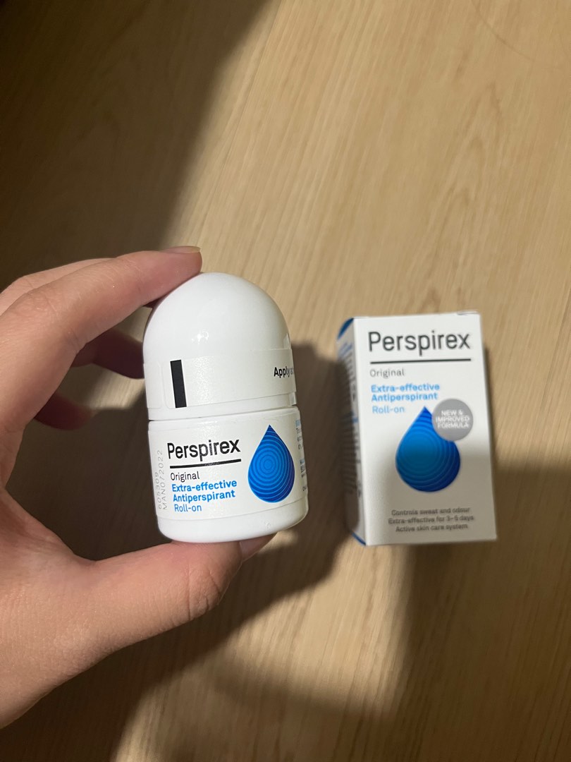 perspirex original extraeffective antiperspirant rollon deodorant on