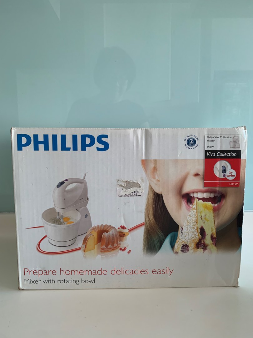 Philips Stand Mixer with Rotating Bowl HR1565, TV & Home Appliances