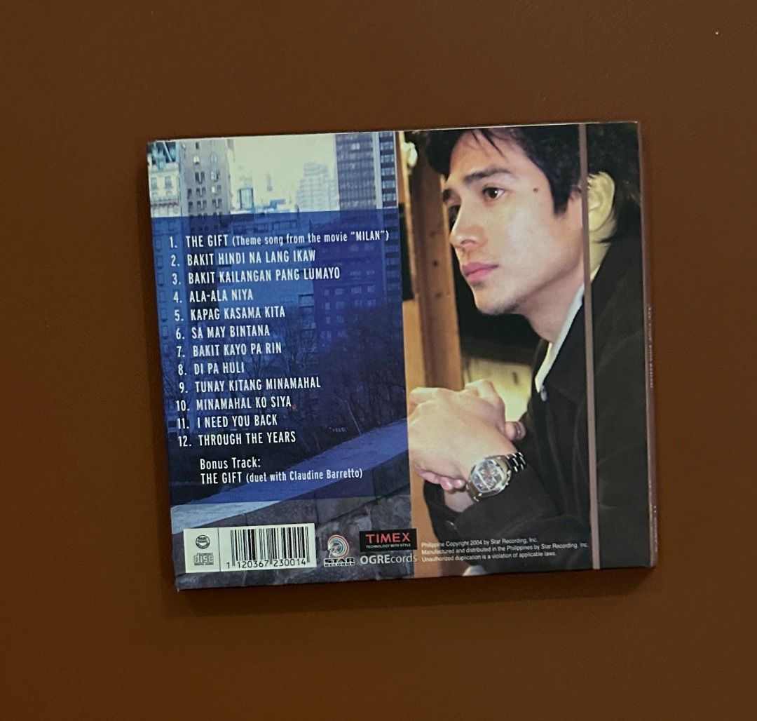 Piolo Pascual : My Gift CD (Category: CDs & DVDs) located in San Juan City. Submitted by looneybin559 (Listing ID 1224687406, Image 3). Description: Lightly Used. Hard to Find CD. In Good Condition. Payment via G-Cash or Bank Transfer Only..