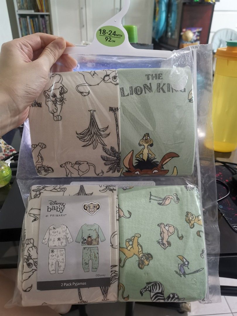 Lion king pjs primark hot sale