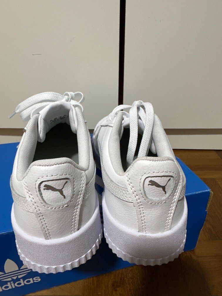 puma new white sneakers