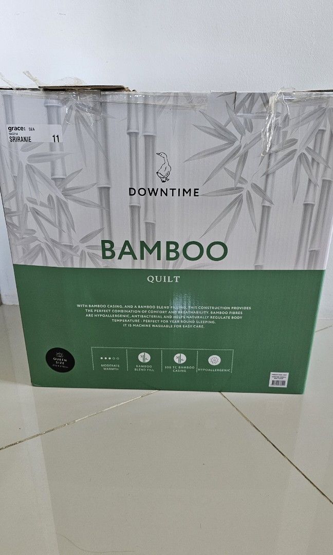 Queen Size Bamboo Quilt, Furniture & Home Living, Bedding & Towels on