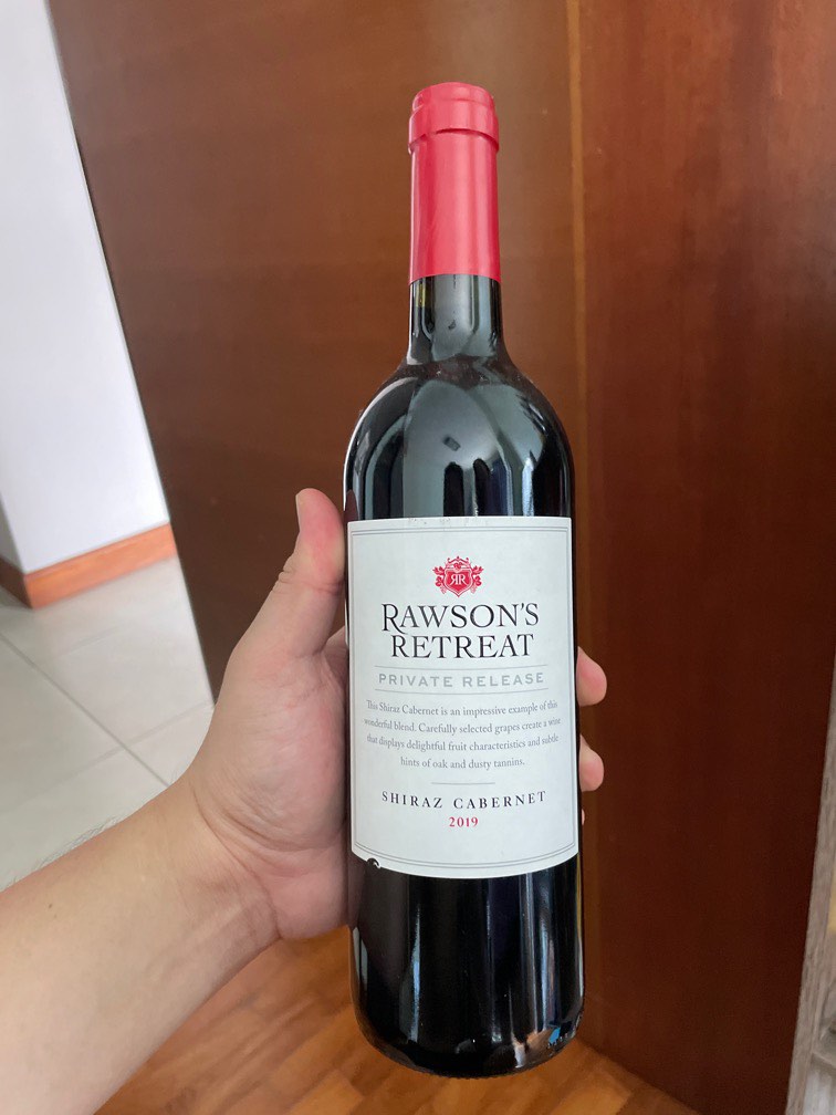 Rawson's Retreat Shiraz Sauvignon Red Wine, 750ml, Food