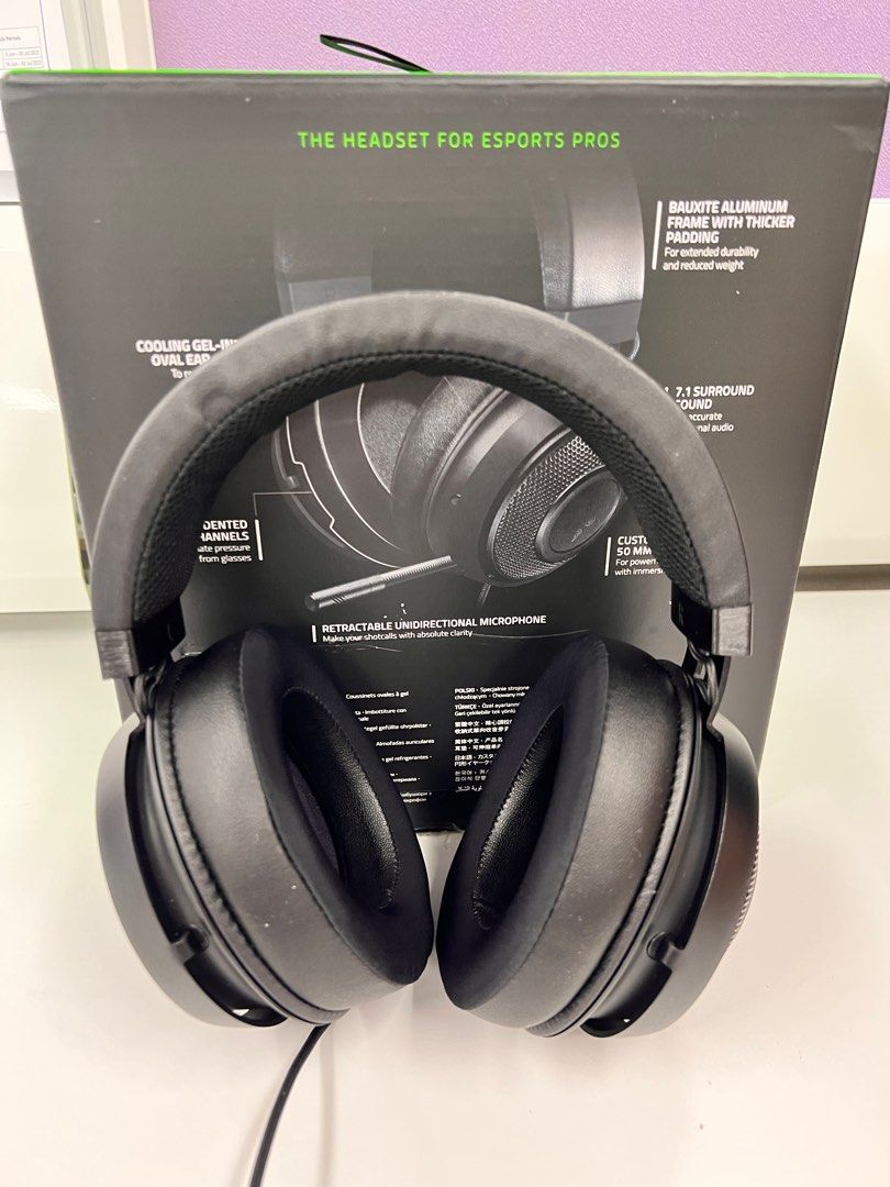 Razer Kraken MultiPlatform Wired Gaming Headset, Audio, Headphones