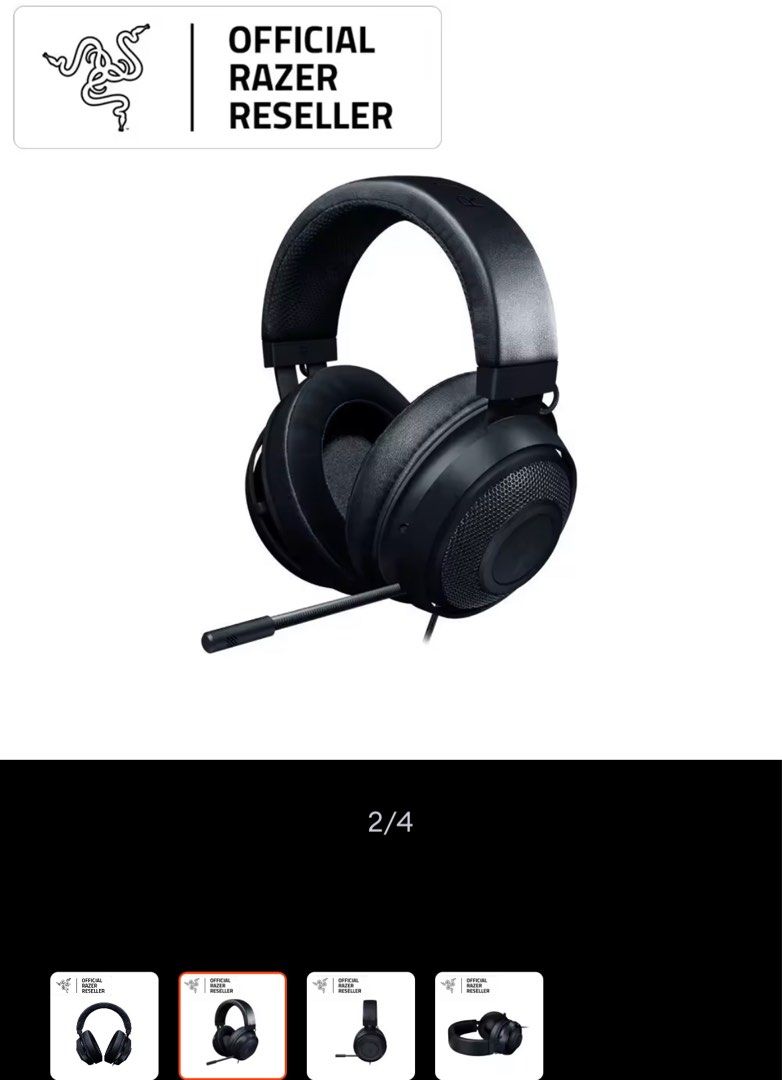Razer Kraken MultiPlatform Wired Gaming Headset, Audio, Headphones