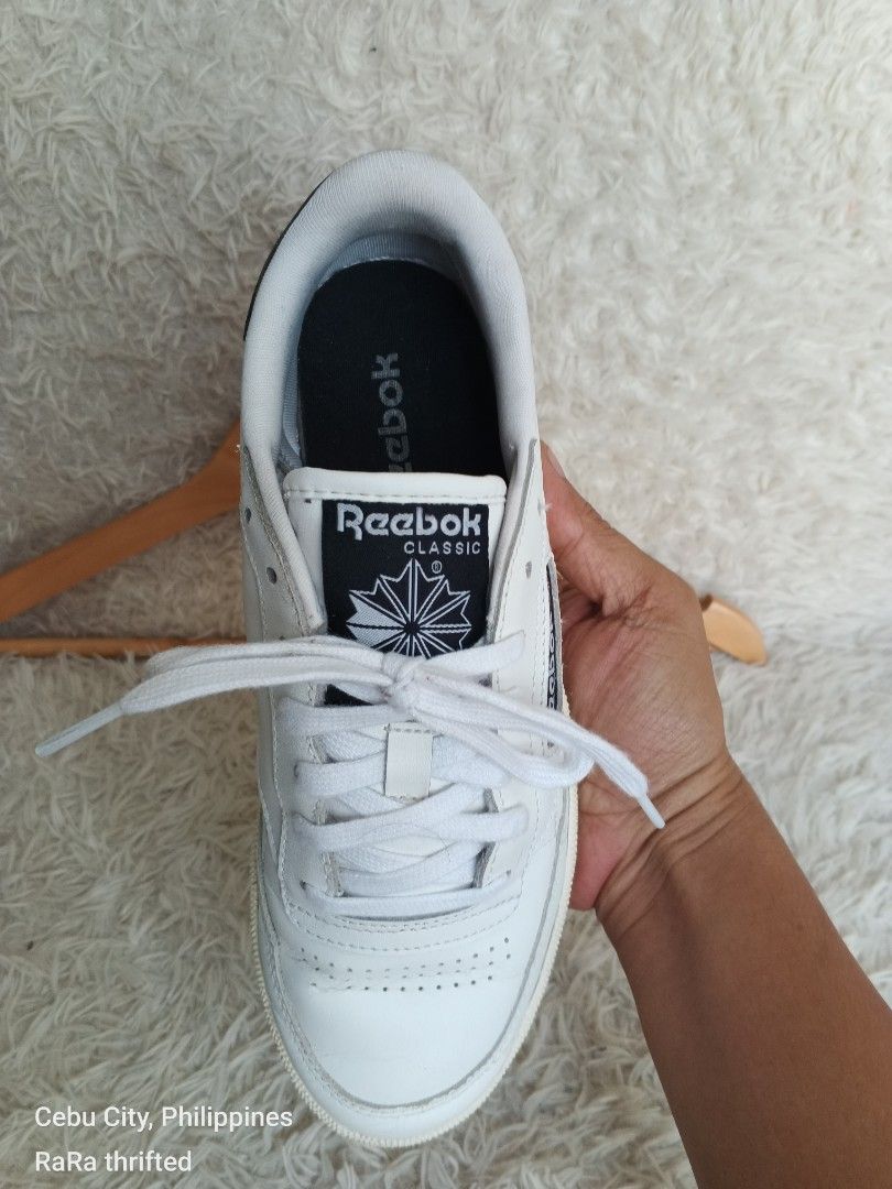 Reebok Club C 85 white Women s Fashion Footwear Sneakers on