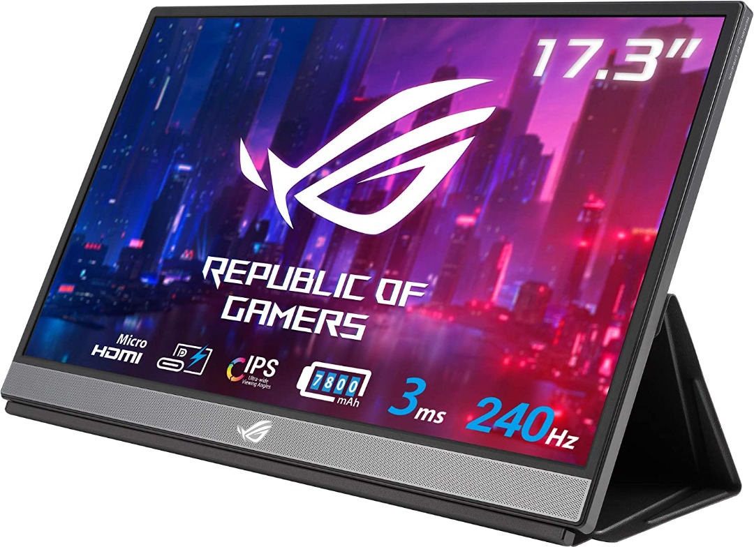 ROG portable monitor 17 inch 240hz, Computers & Tech, Parts
