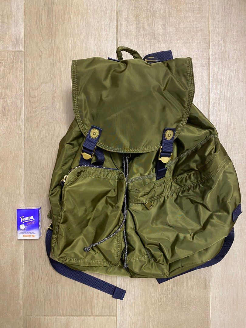 sacai x porter backpack, 名牌, 手袋及銀包- Carousell