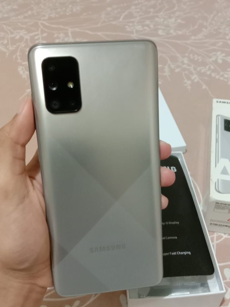 Samsung Galaxy A71 Haze Crush Silver Samsung A71 Haze Samsung