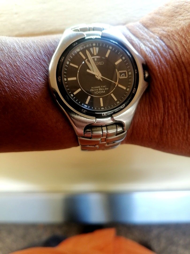 Seiko sportura kinetic auto relay on sale