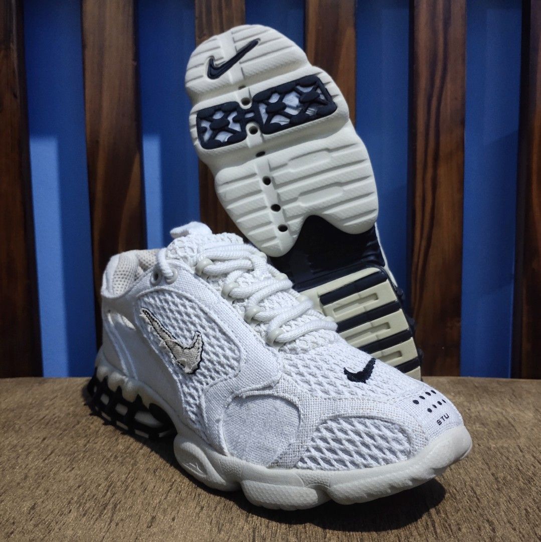 Nike x stussy air zoom blue clearance