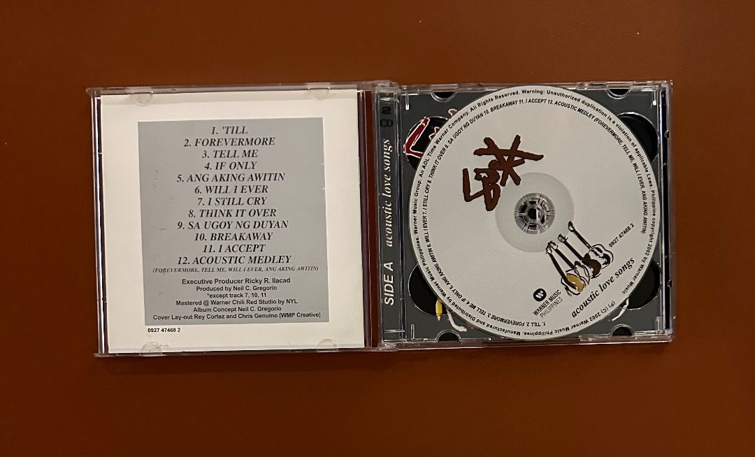Side A : Acoustic Love Songs CD, Hobbies & Toys, Music & Media, CDs ...