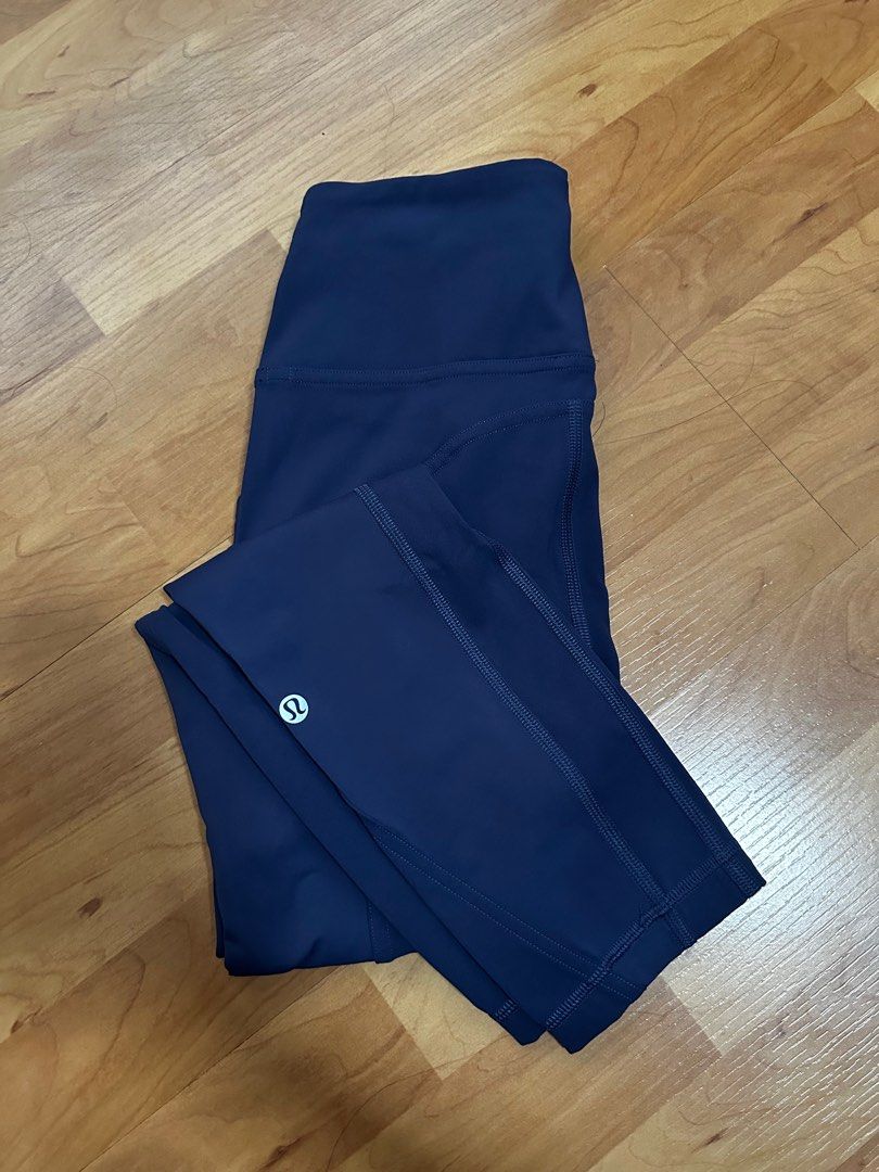 Size 4 Lululemon All the right places legging blue Night sea, Women's  Fashion, Activewear on Carousell