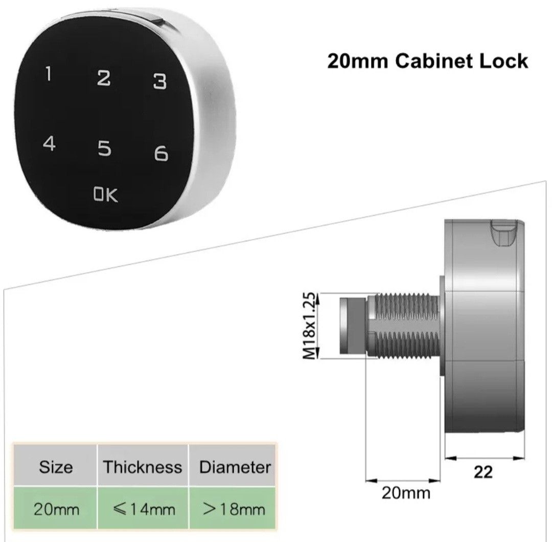 Smart Digital Post Box / Cabinet Lock / Door Access Control / CCTV ...