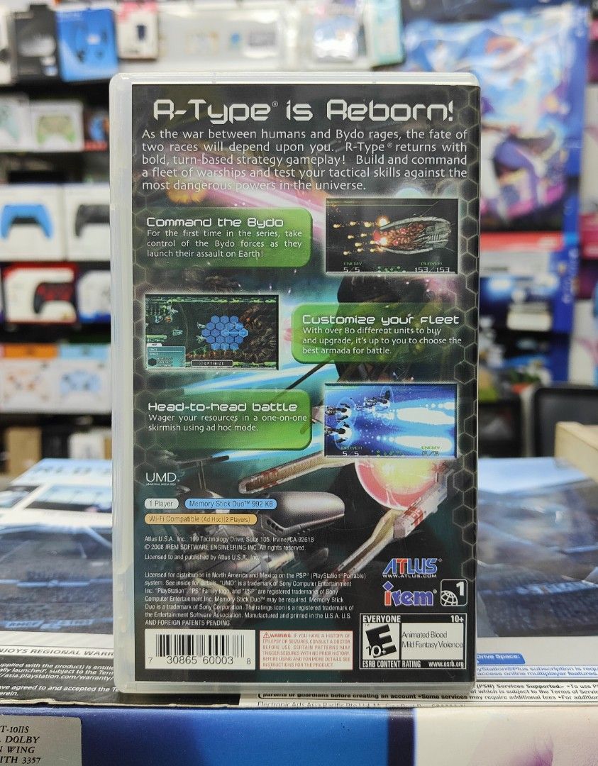 PSP R-type Command, Video Gaming, Video Games, PlayStation on Carousell