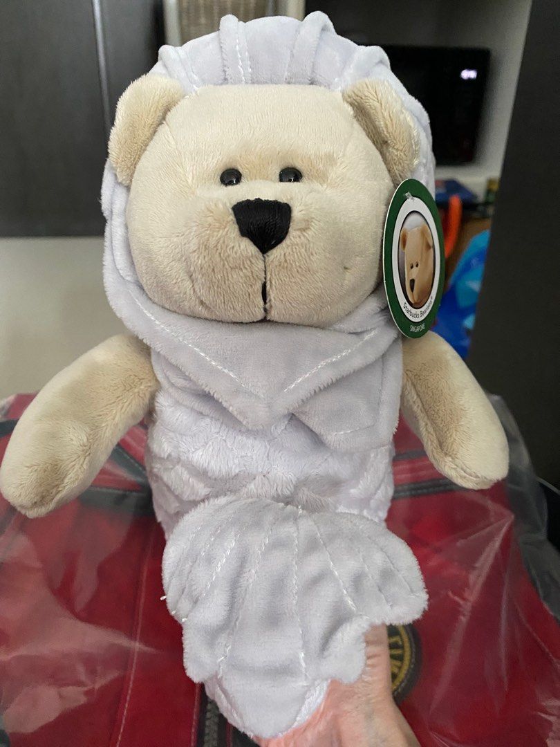 Starbucks Bearista Merlion plush toy, Hobbies & Toys, Toys & Games on