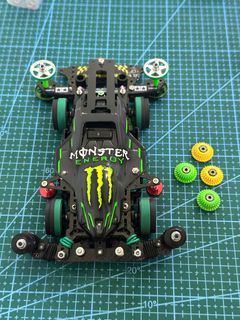CUT MS CHASSIS TAMIYA MINI 4wd ( Bumperless), Hobbies & Toys, Toys ...