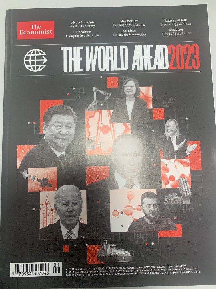 The Economist the world ahead 2023, 興趣及遊戲, 書本 & 文具, 雜誌及其他 Carousell