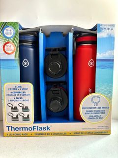 ThermoFlask 24 Hours Hot & Cold Water Bottle 2x710 ml