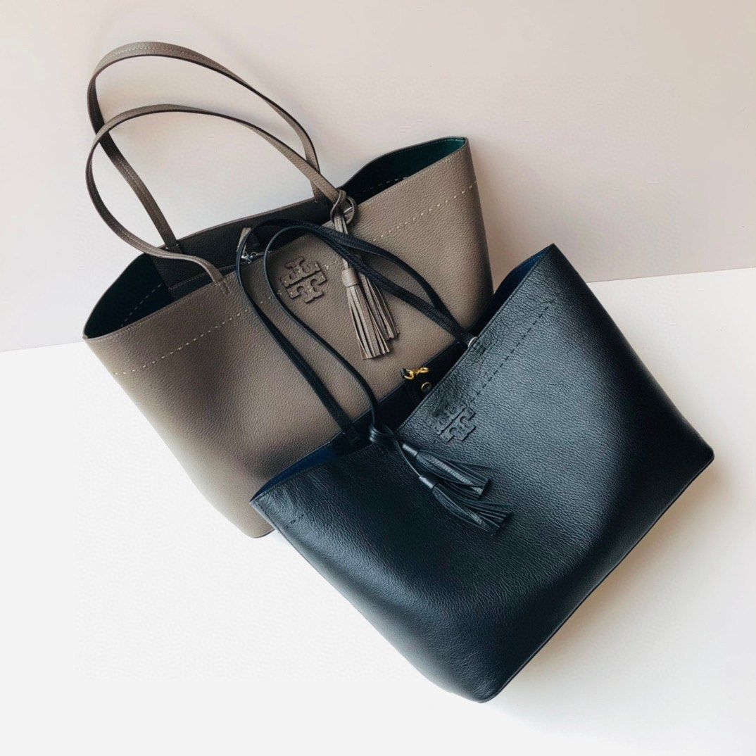 Tory burch mcgraw leather laptop tote on sale