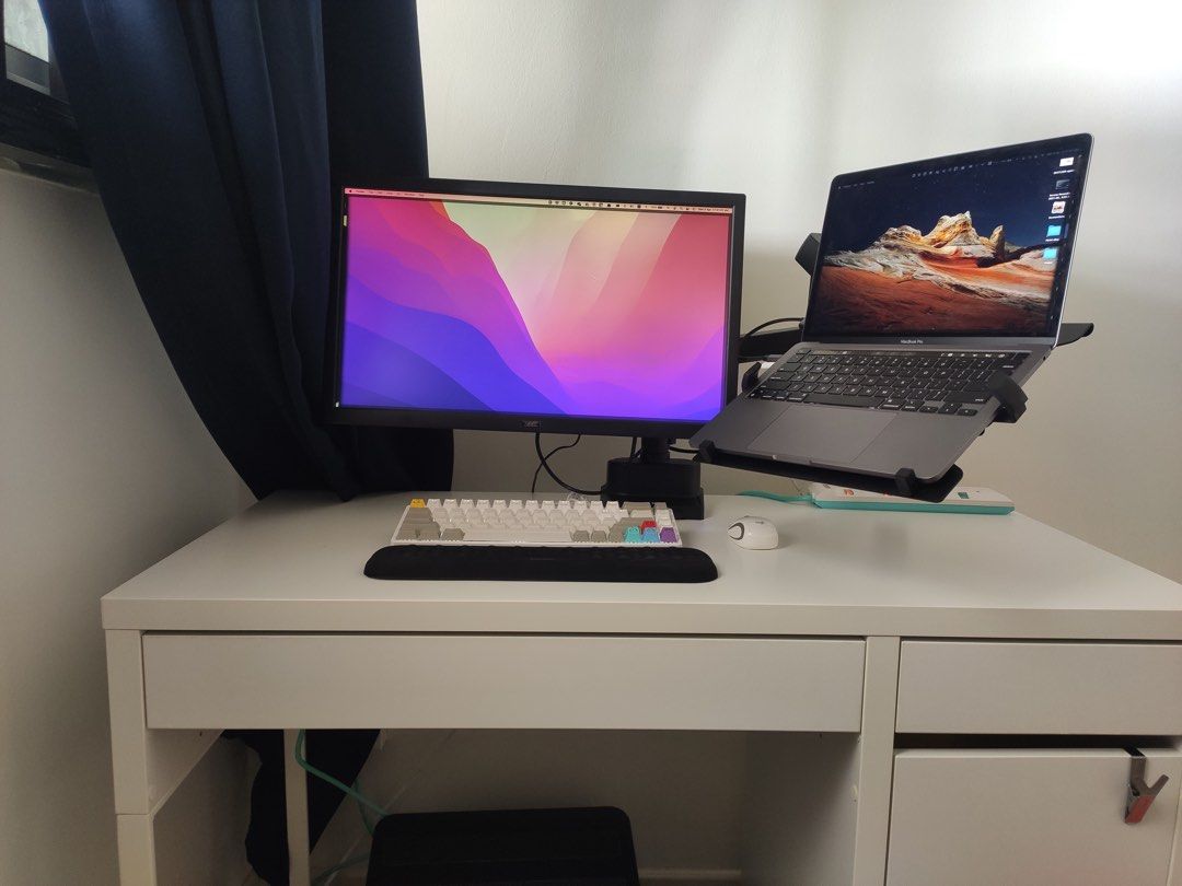 Before After Of Wife's Desk Setup A Monitor Mount Arm On, 57 OFF