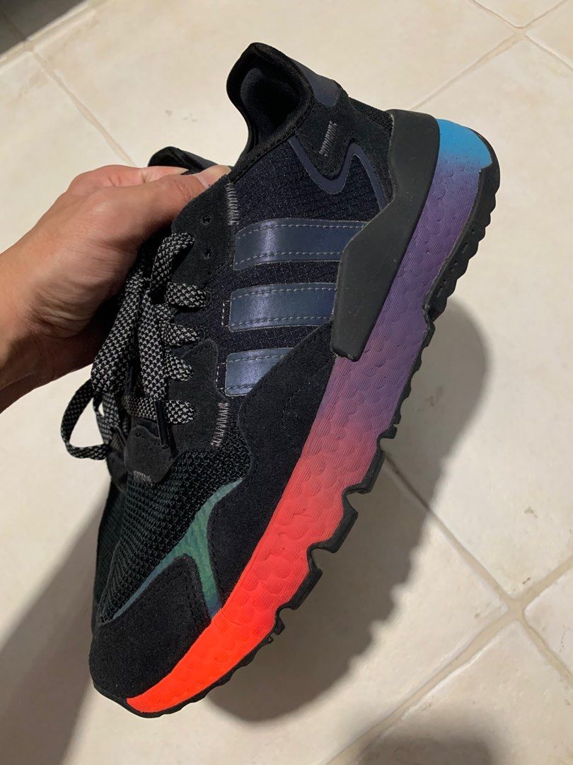 Mens adidas night best sale jogger