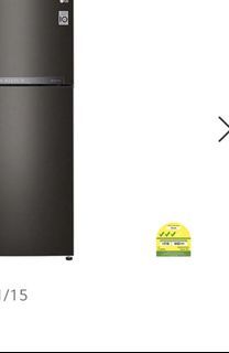 Made in Korea Top end refrigerator!  Used LG GT-M5967 BL bought in 2020