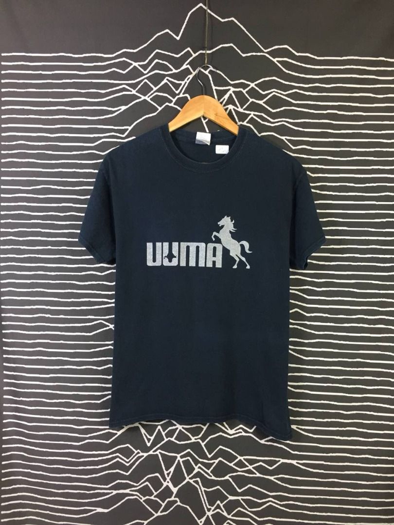 Uuma Center Logo Puma Parody Tee, Men's Fashion, Tops & Sets, Tshirts & Polo Shirts on