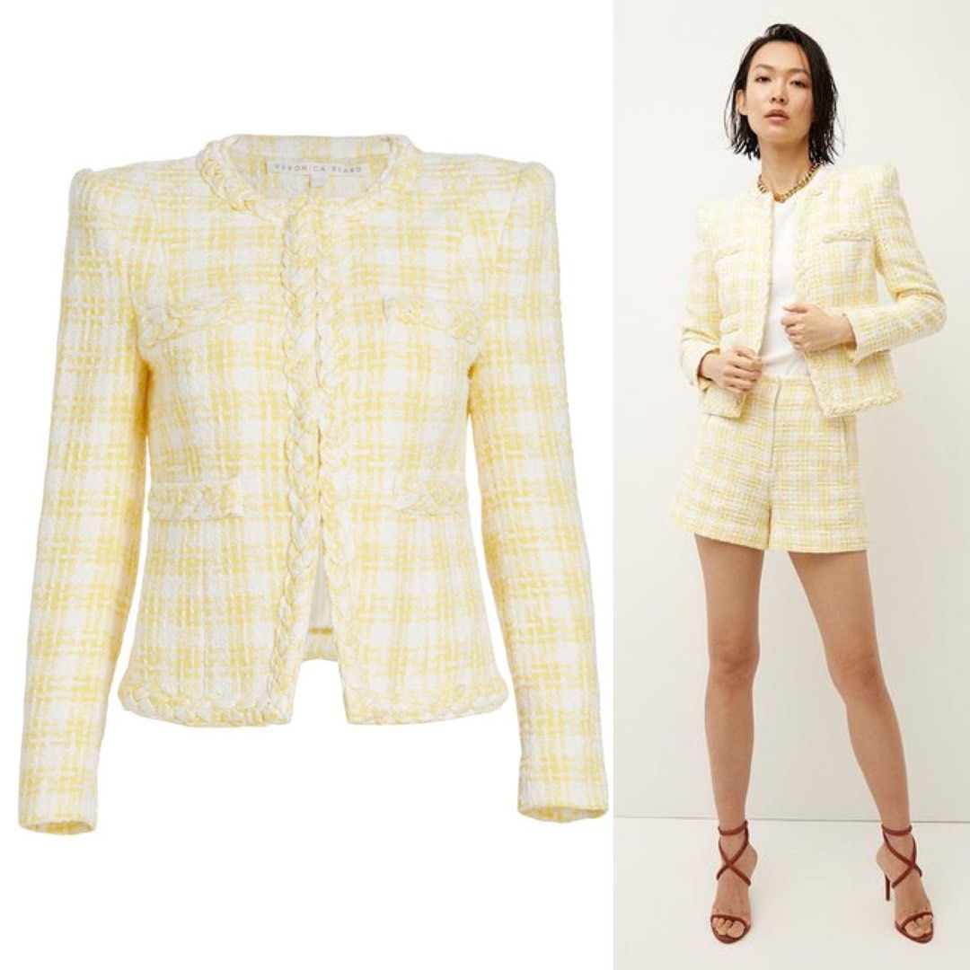 Veronica beard yellow blazer new arrivals