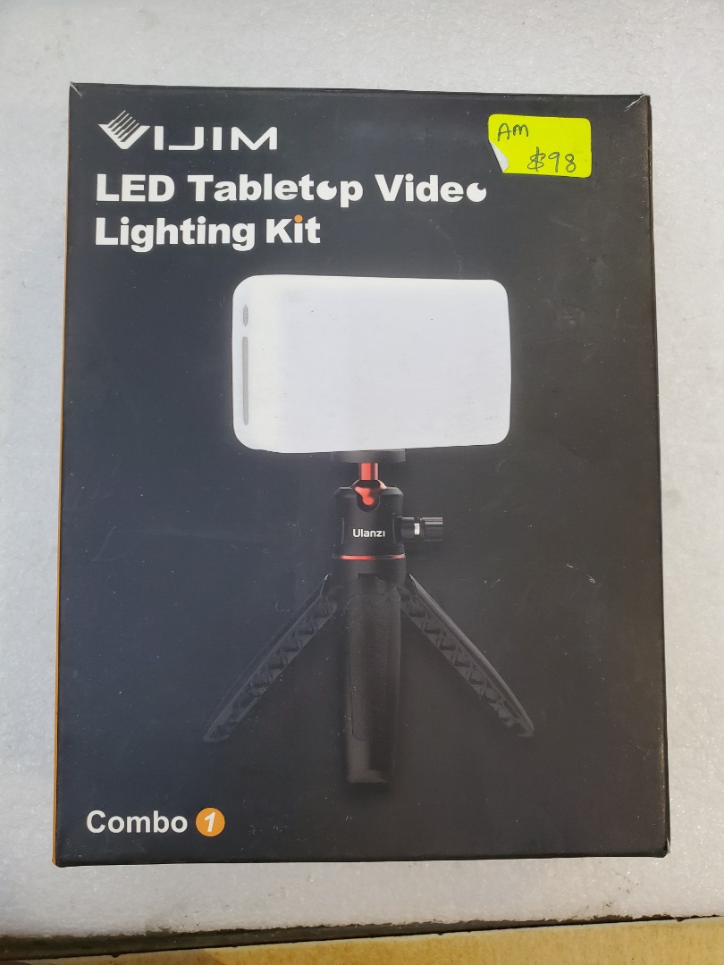 VIJIM LED Tabletop Video Lighting Kit Combo1 VL120, Photography