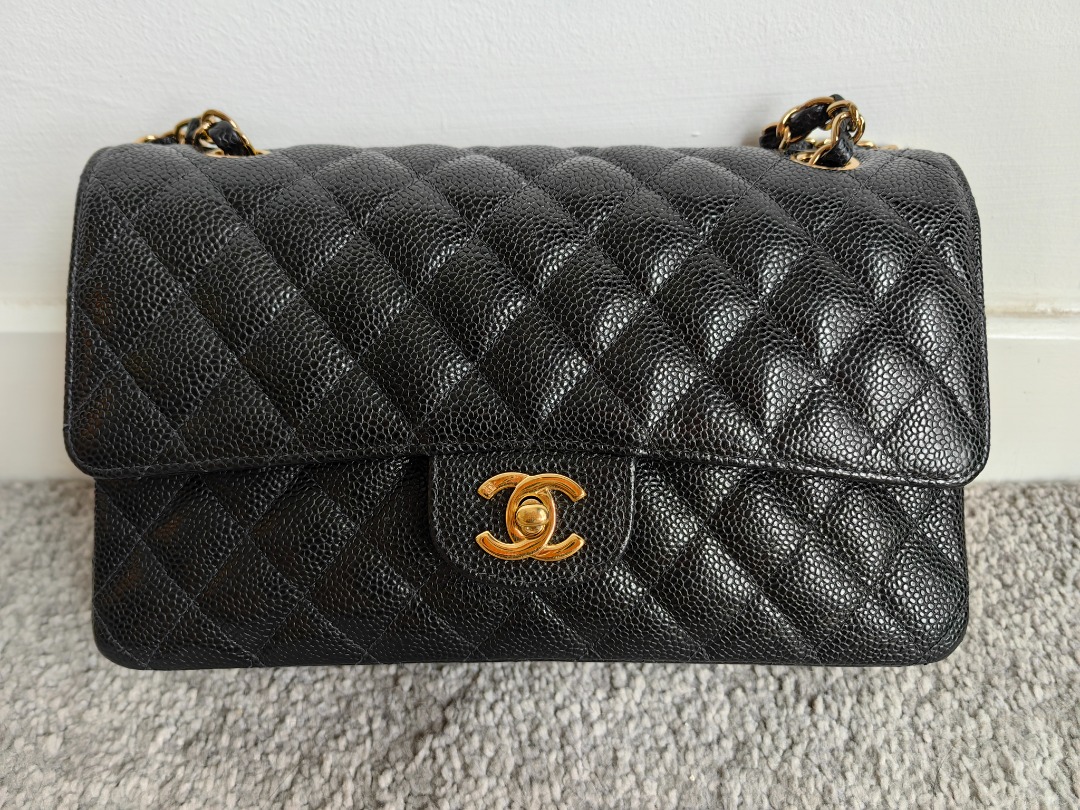 Chanel different caviar leather deals