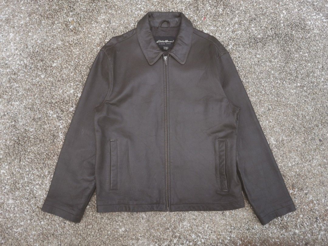 Eddie bauer sales lambskin leather jacket