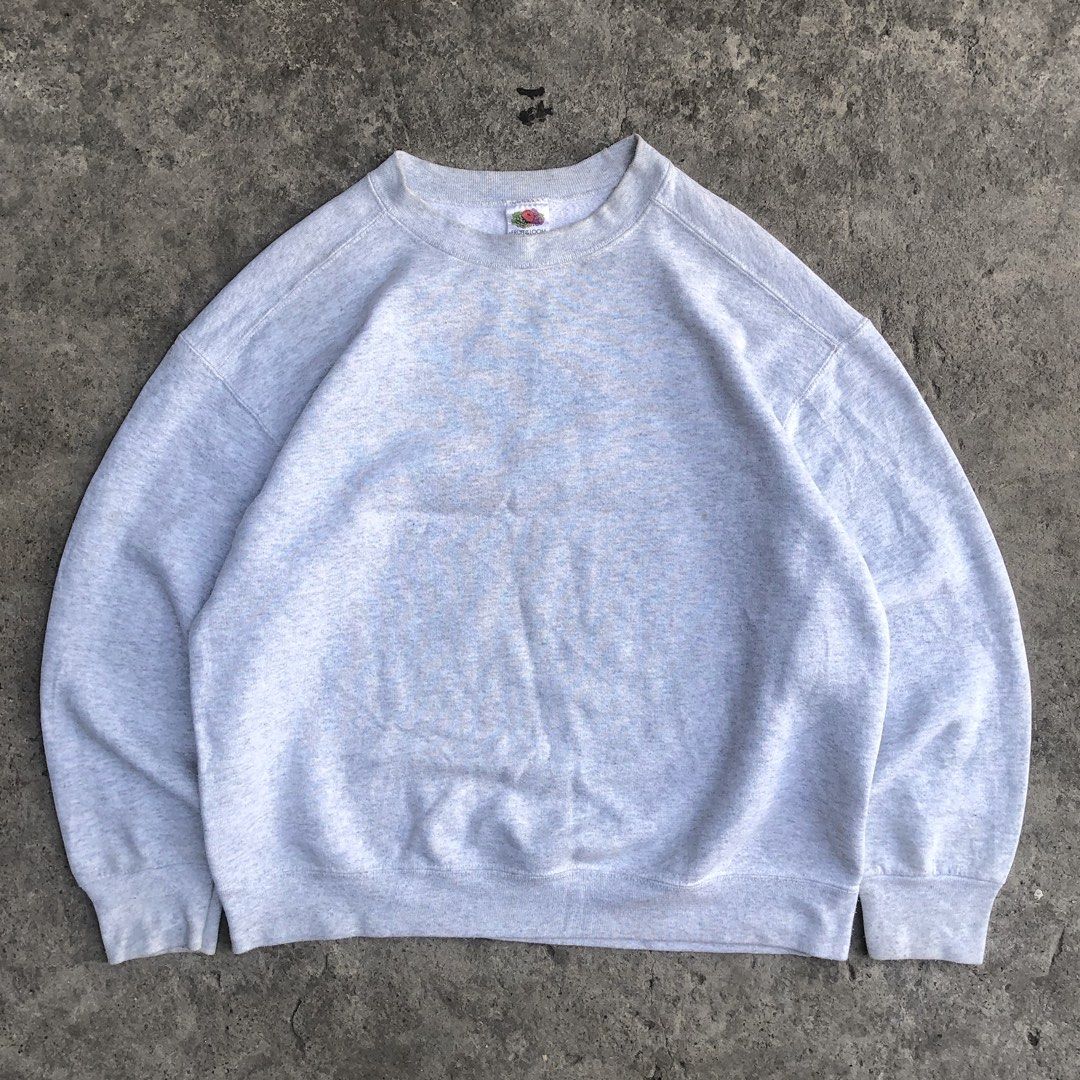 Fruit of the loom grey sweatshirt discount