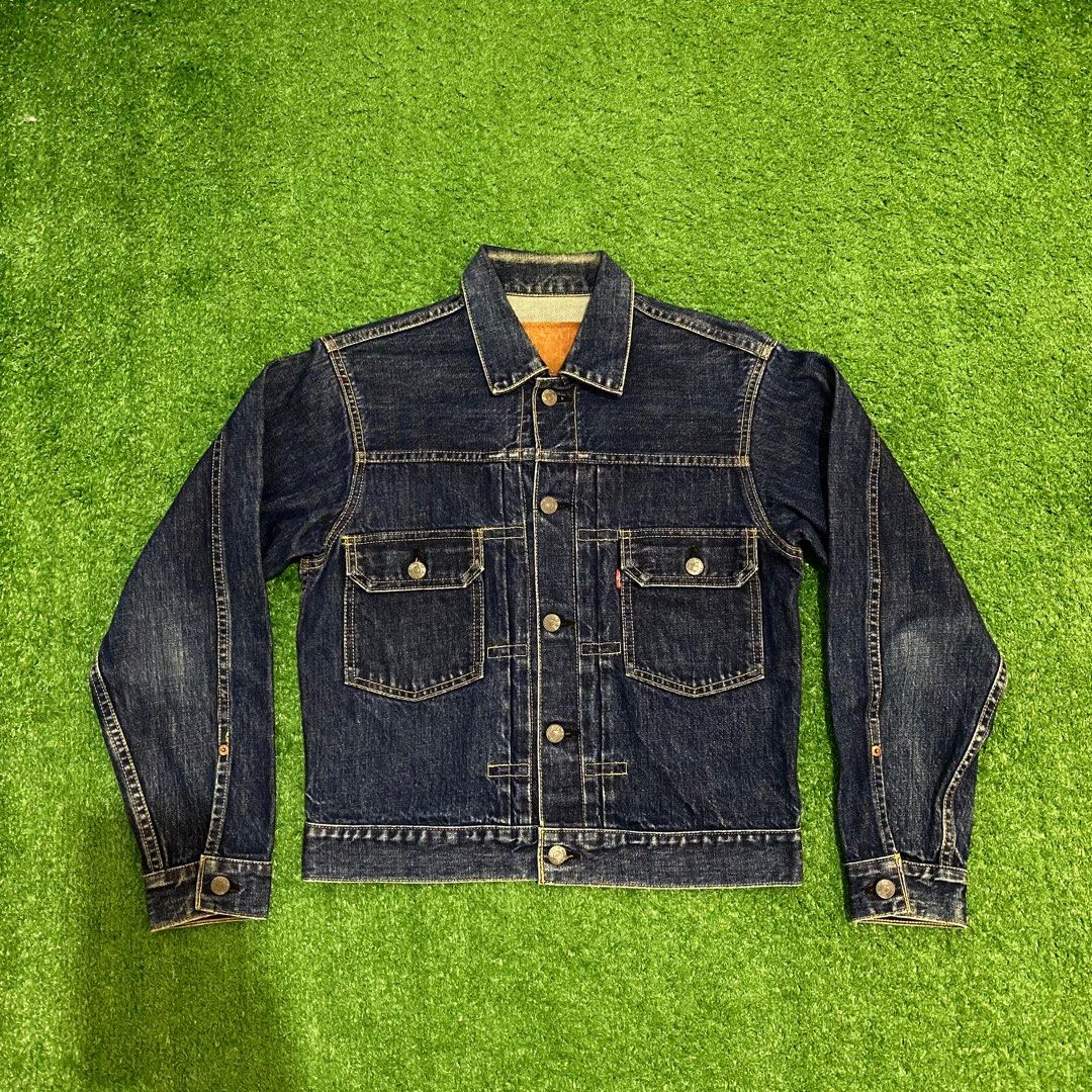 Vintage LEVIS 71507XX Type II Big E Denim Jacket 90s Japan, Men's 