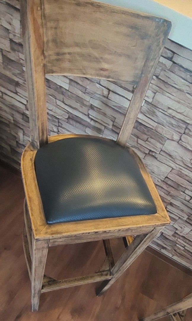 Vintage Retro Bar chairs (Pair), Furniture & Home Living, Furniture