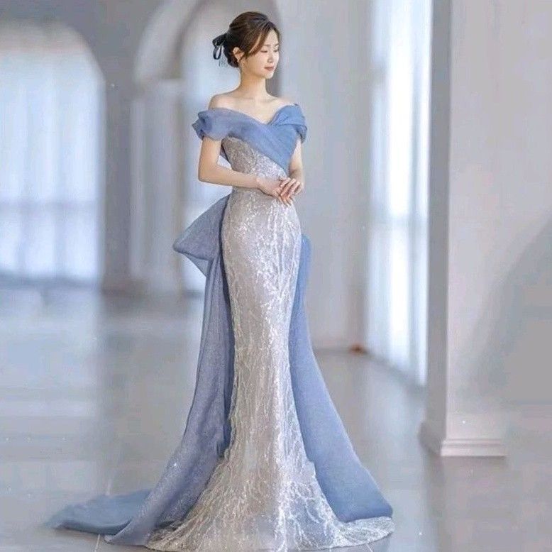 Gaun online long dress